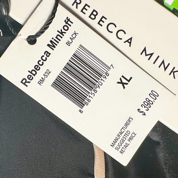 Rebecca Minkoff Women's Hooded Heavyweight Puffer Jacket Coat Size XL Black NEW - Picture 8 of 16